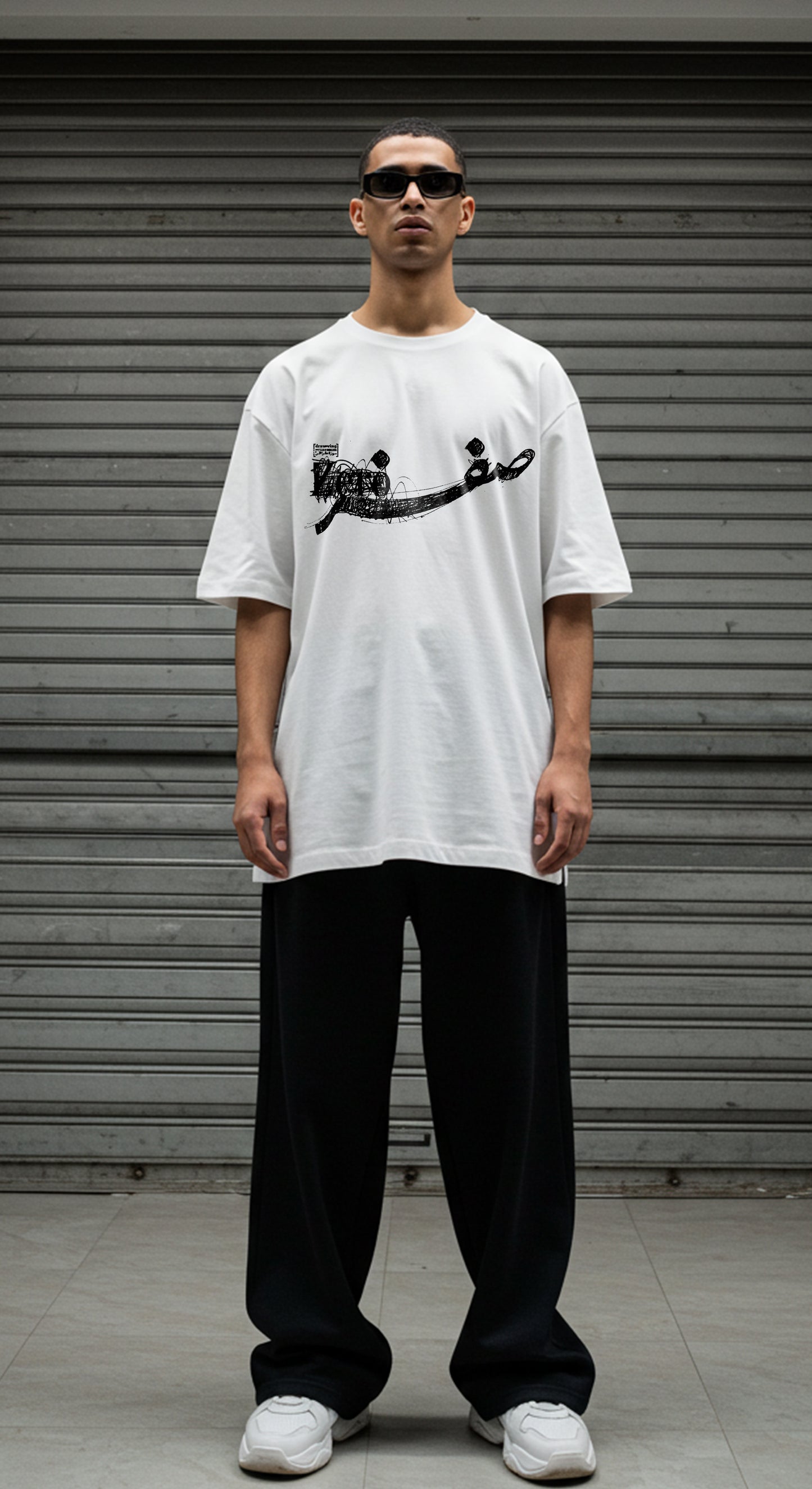 WHITE (ZERO) OVERSIZE TEE