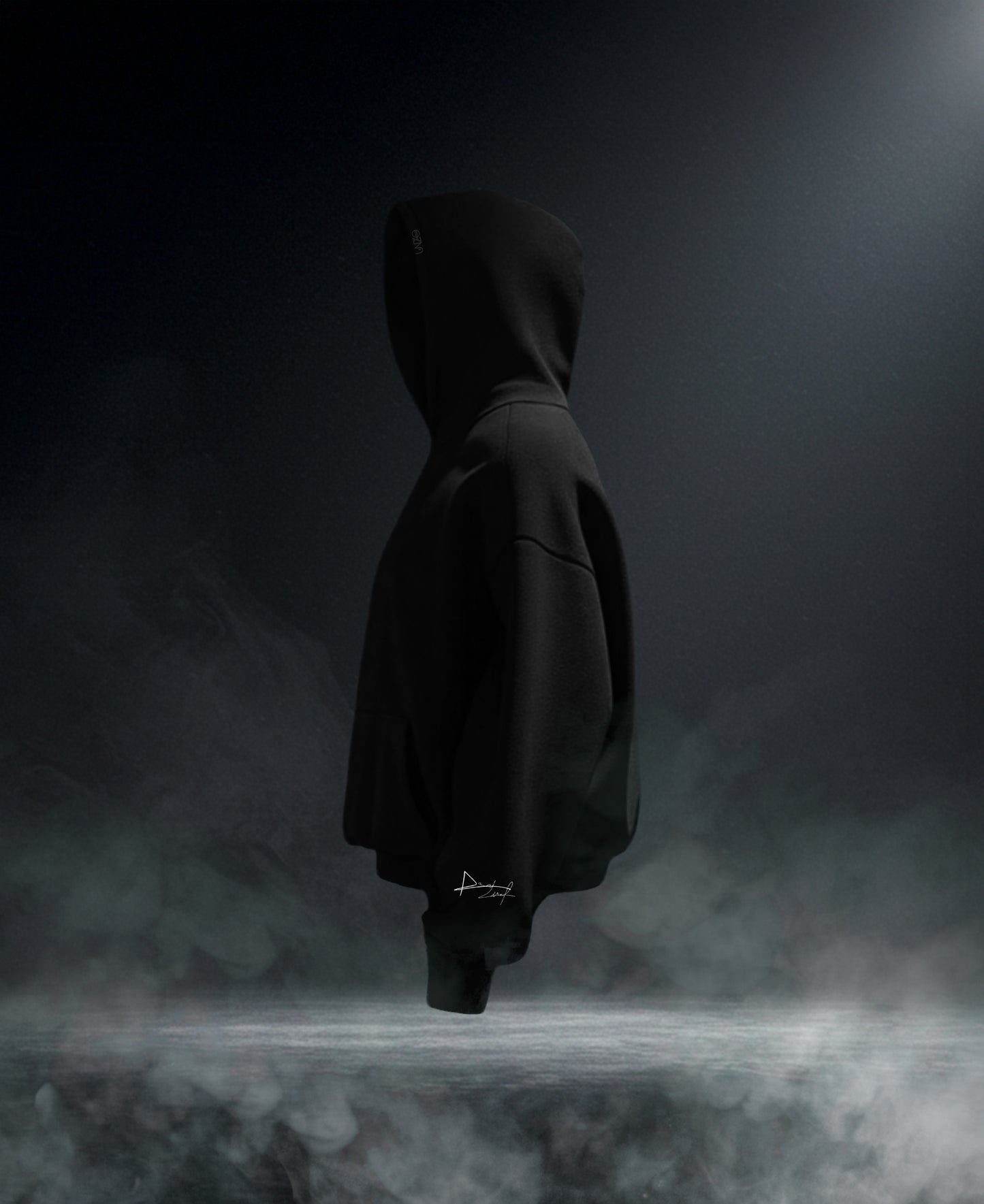 OVERSIZE MULTI FIT UNZO HOODIE {BLACK}