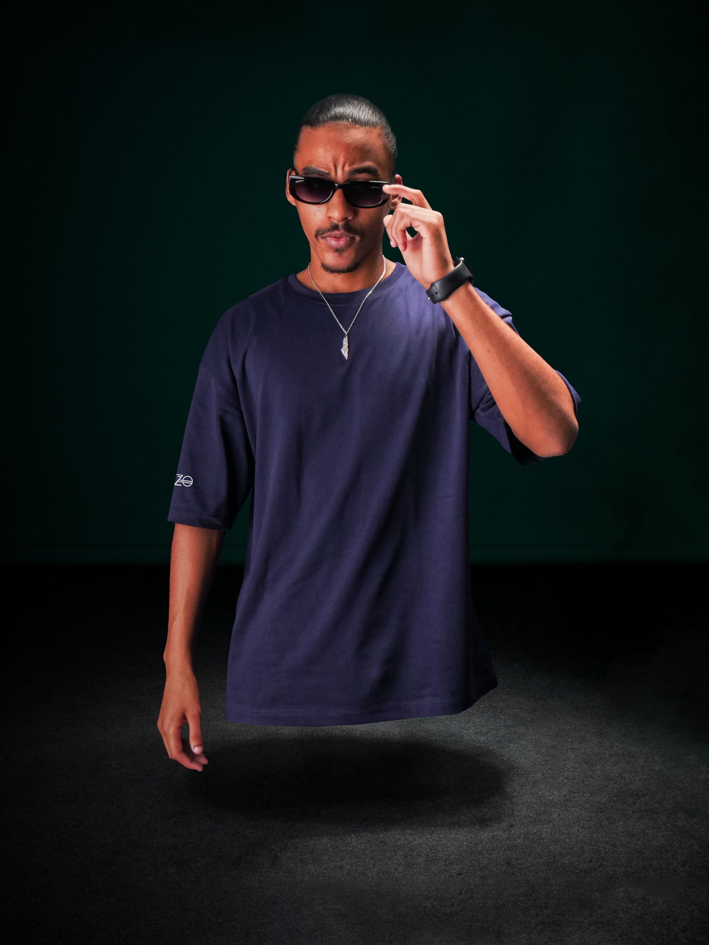 DARKE BLUE OVERSIZE TEE