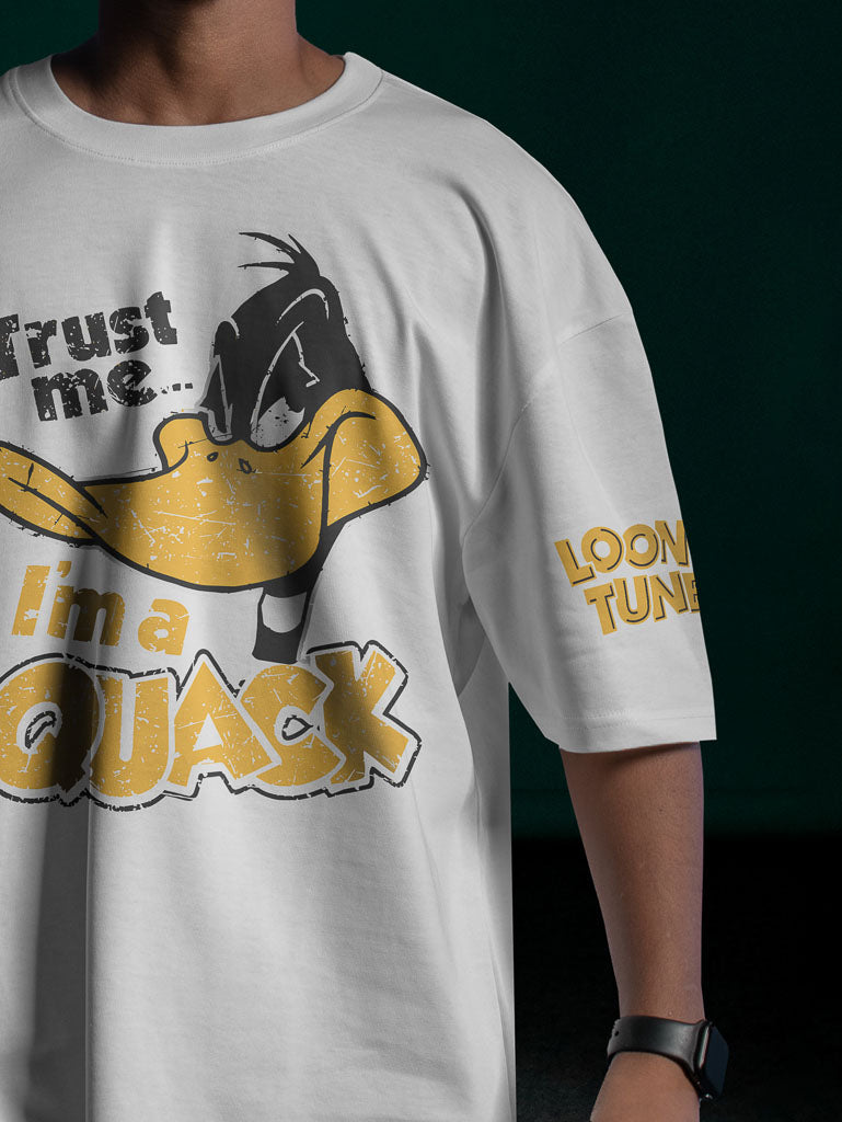WHITE (Daffy Duck) OVERSIZE TEE
