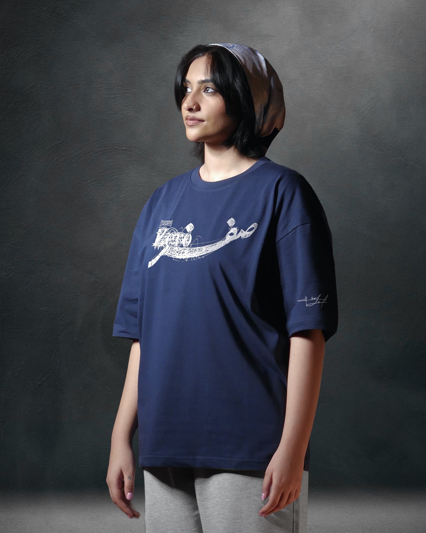 DARKE BLUE (ZERO) OVERSIZE TEE