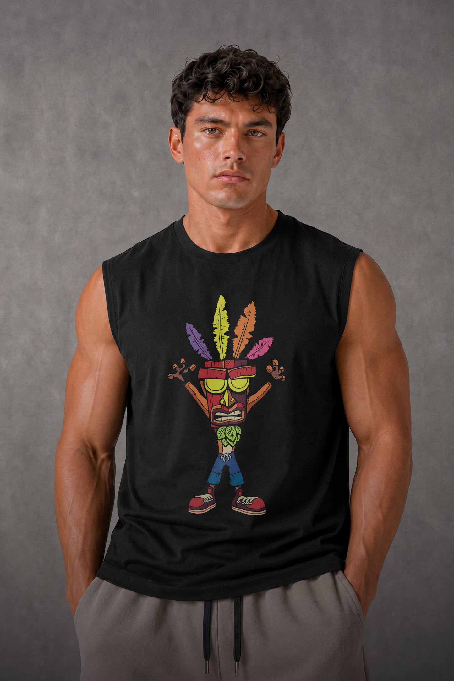 BLACK OVERSIZE (SHOULDER CUT) ( CRASH)