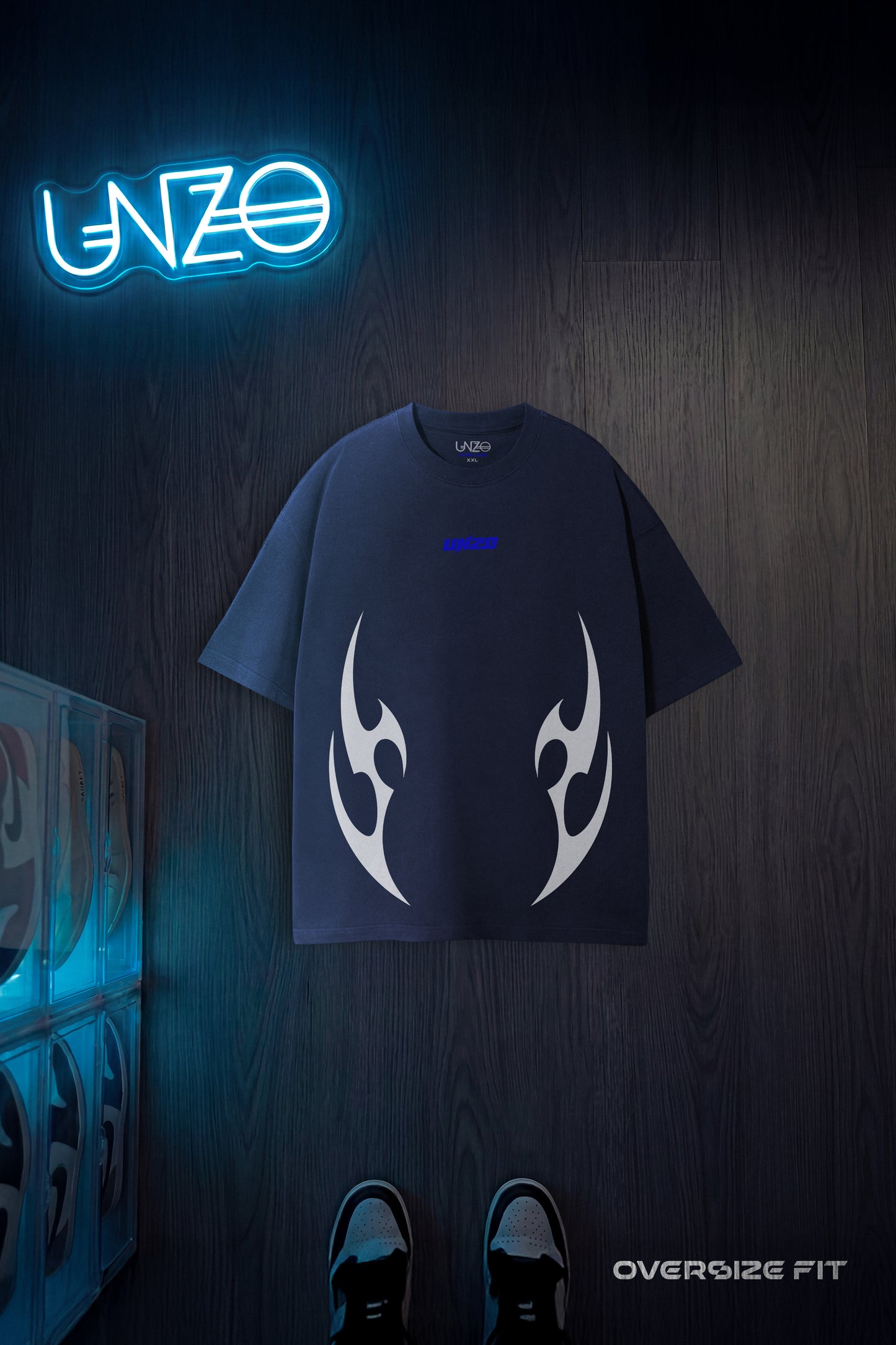 DARKE NAVY (SAMO) OVERSIZE TEE