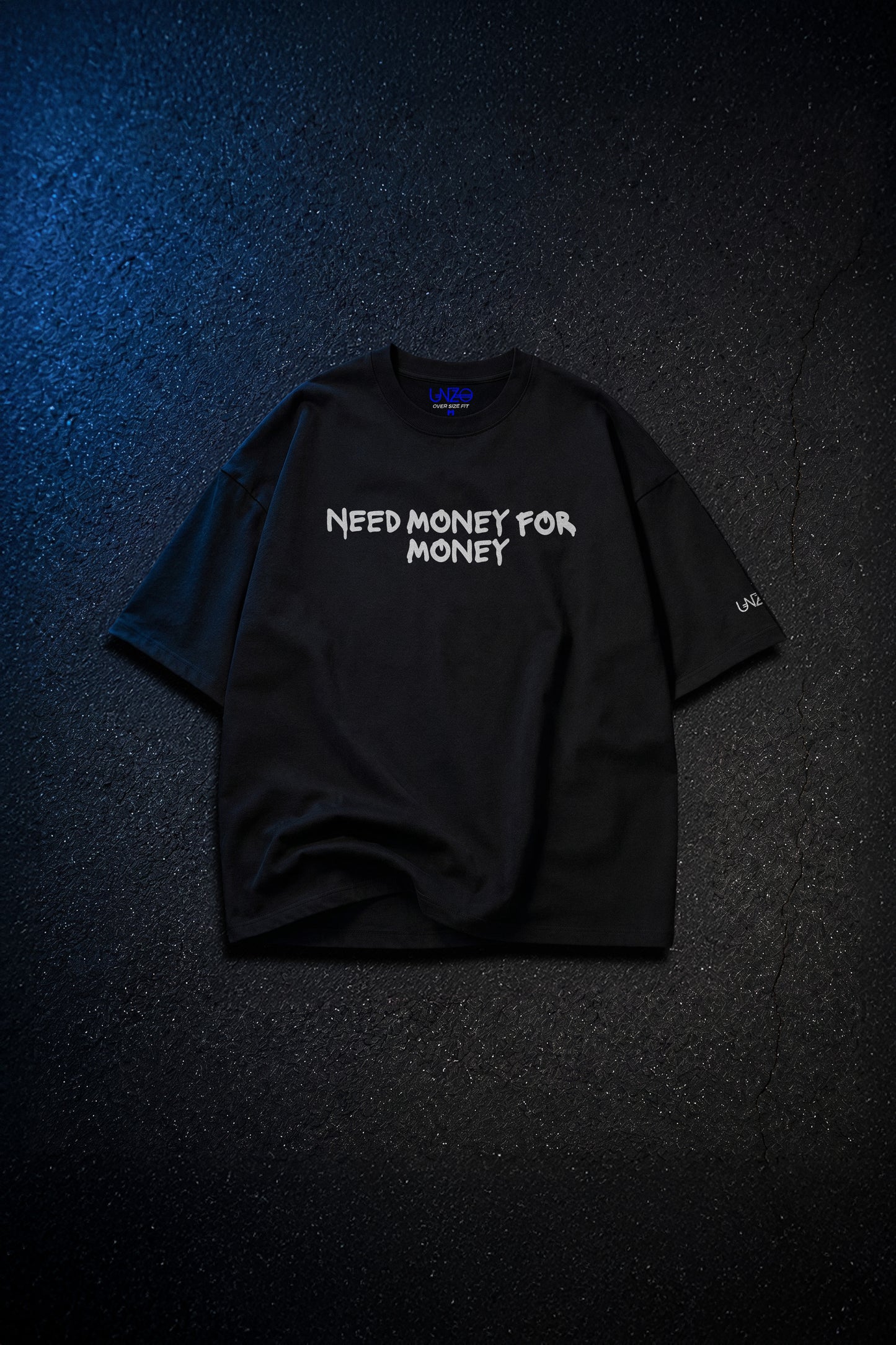 BLACK (NEED MONY) OVERSIZE TEE