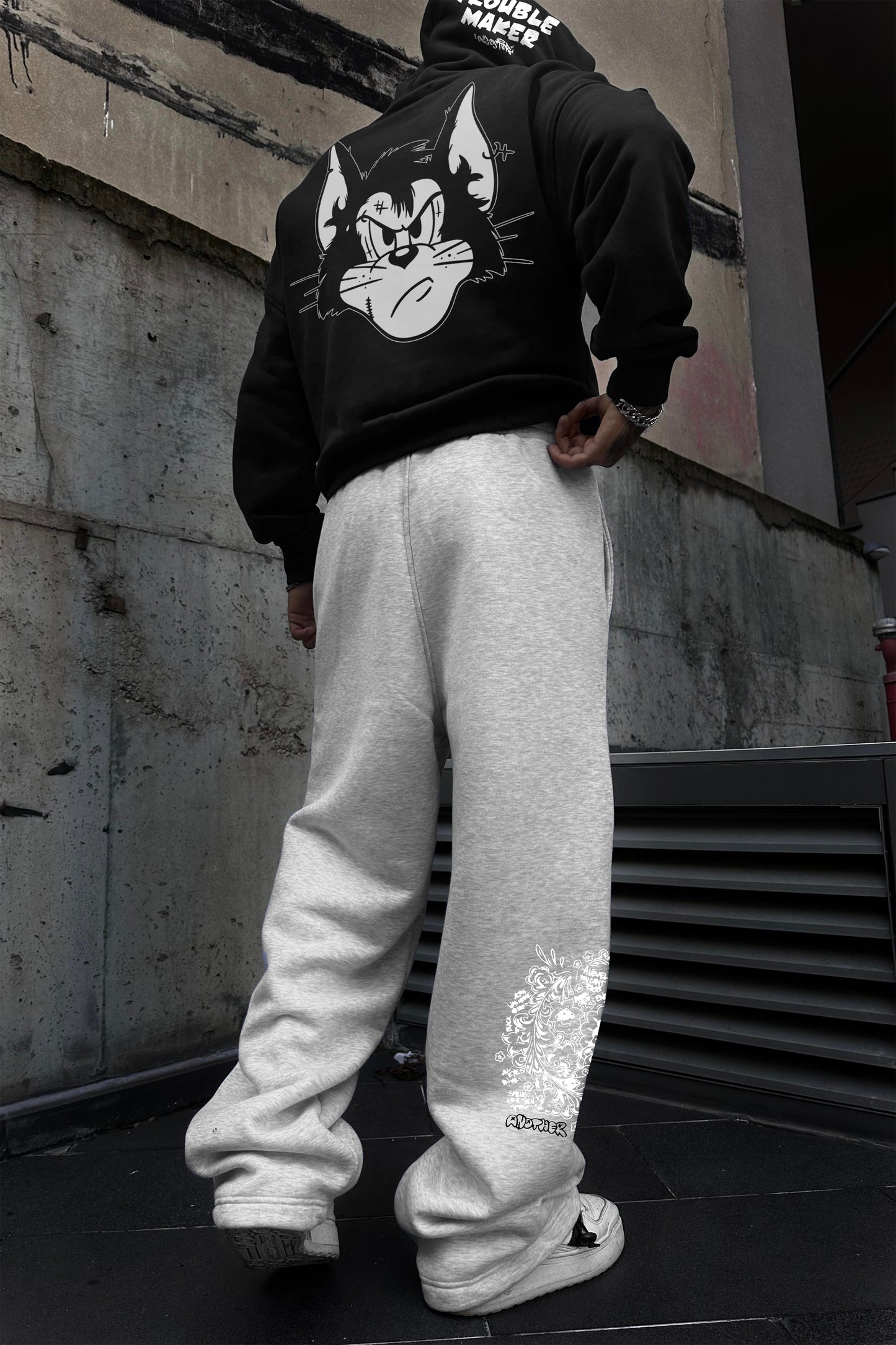 LITE GREY (MULTI FIT) OVERSIZE SWEATPANT (ANOTHER LEVEL)