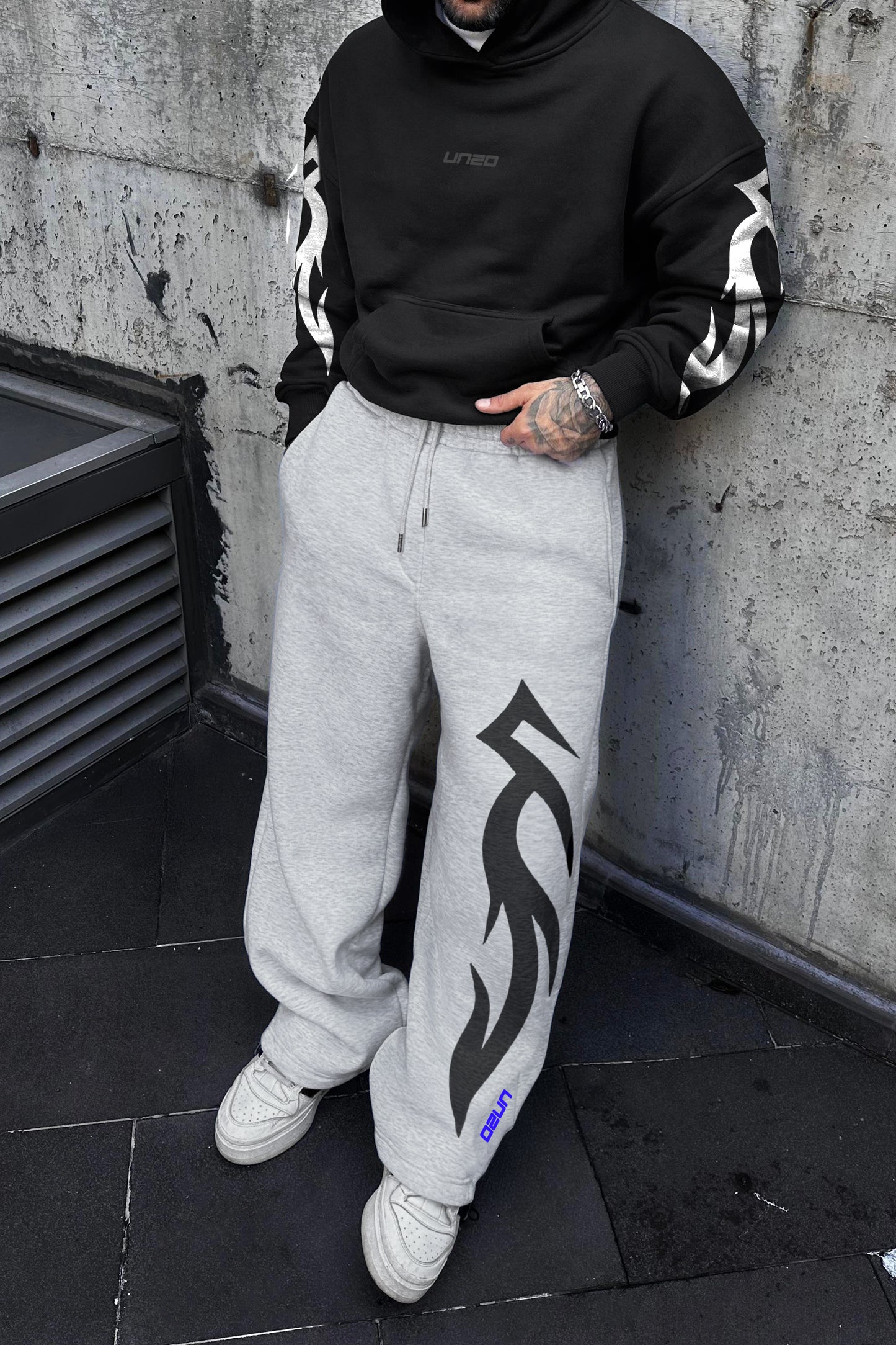 LITE GREY (swap) OVERSIZE SWEATPANT (MULTI FIT)