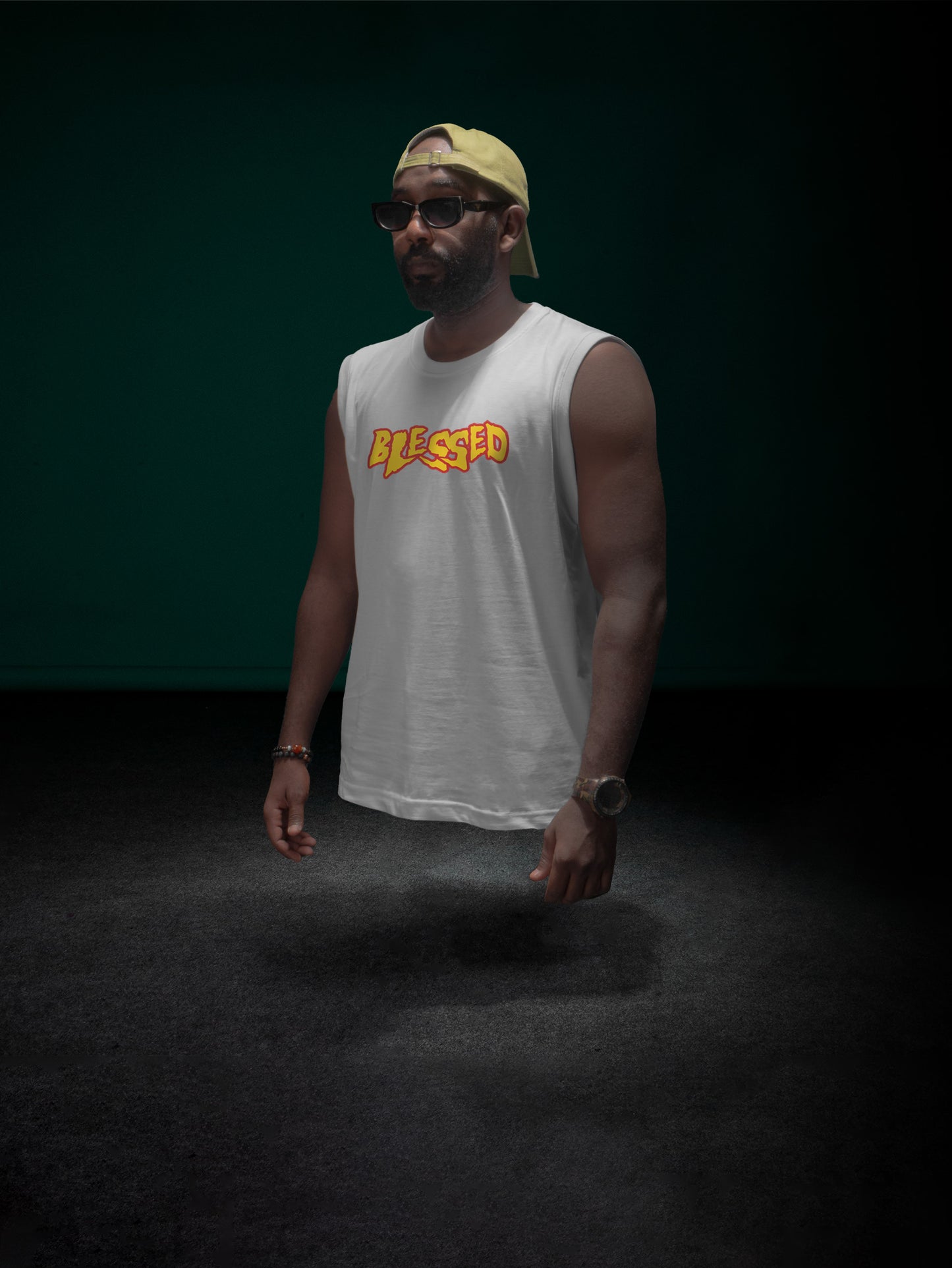 WHITE OVERSIZE (SHOULDER CUT) ( FIRE)