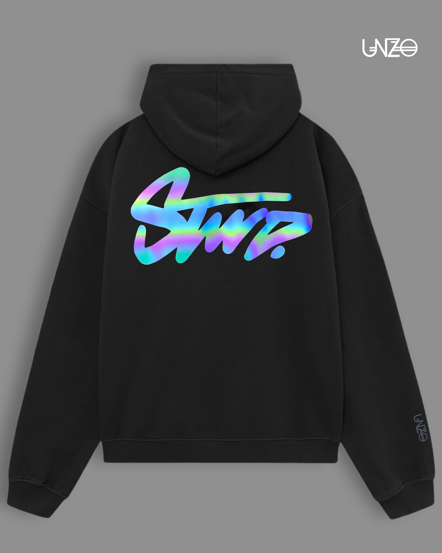 سترة عاكسة كبيرة الحجم (STWD) باللون الأسود