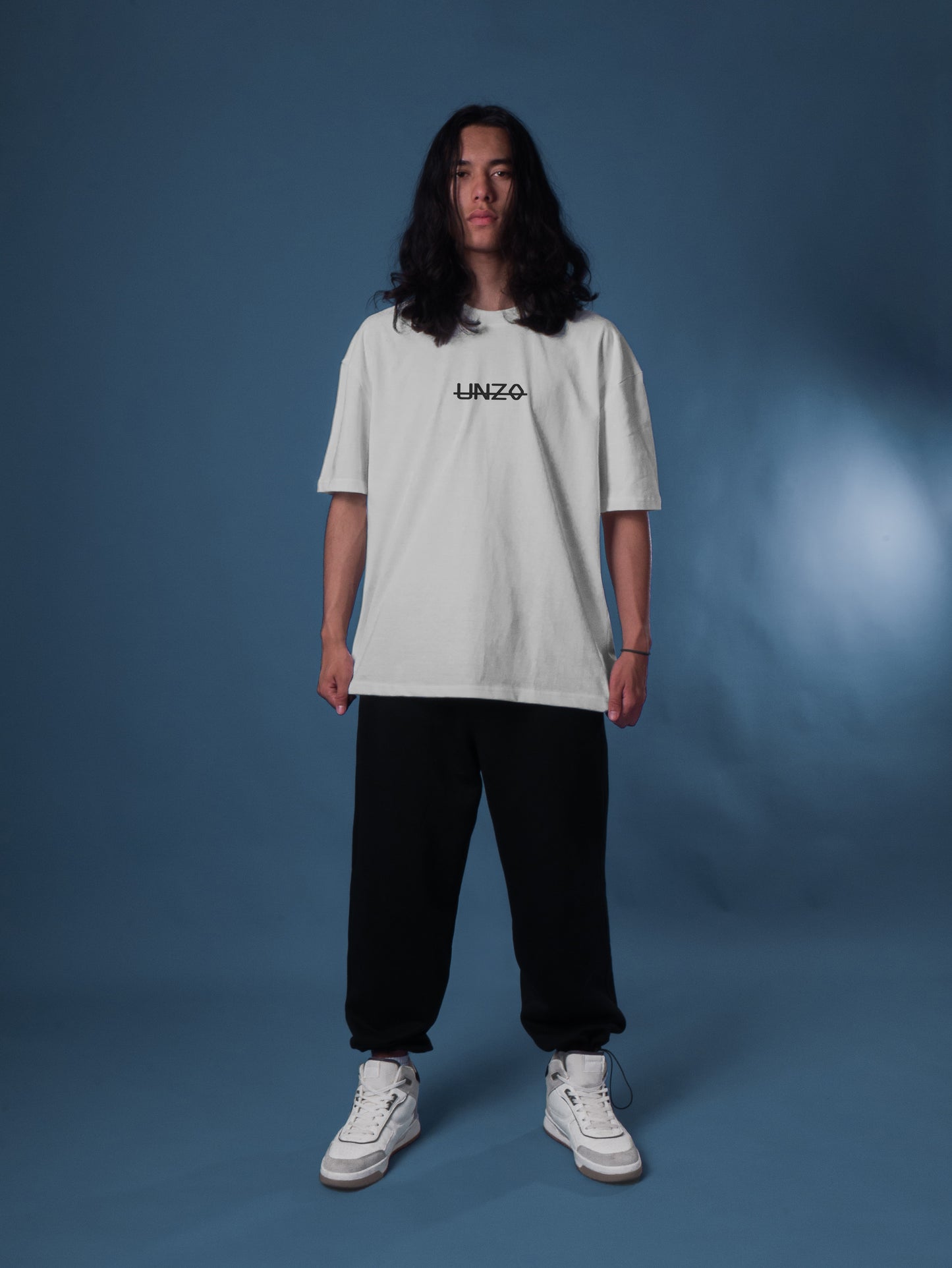 WHITE (BLACK PANTHER) OVERSIZE TEE