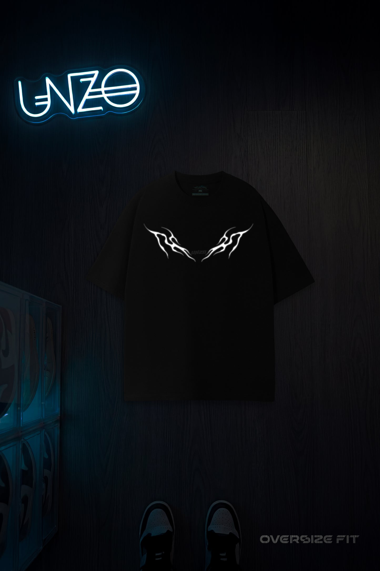 BLACK (THANDER) OVERSIZE TEE