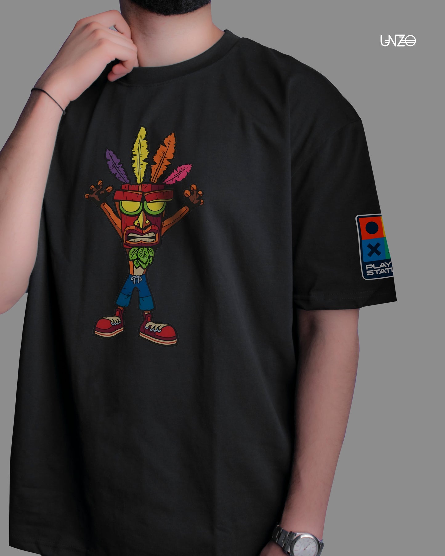 BLACK (Crash Game) OVERSIZE TEE
