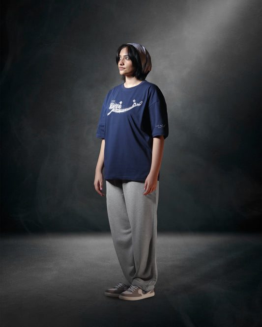 DARKE BLUE (ZERO) OVERSIZE TEE