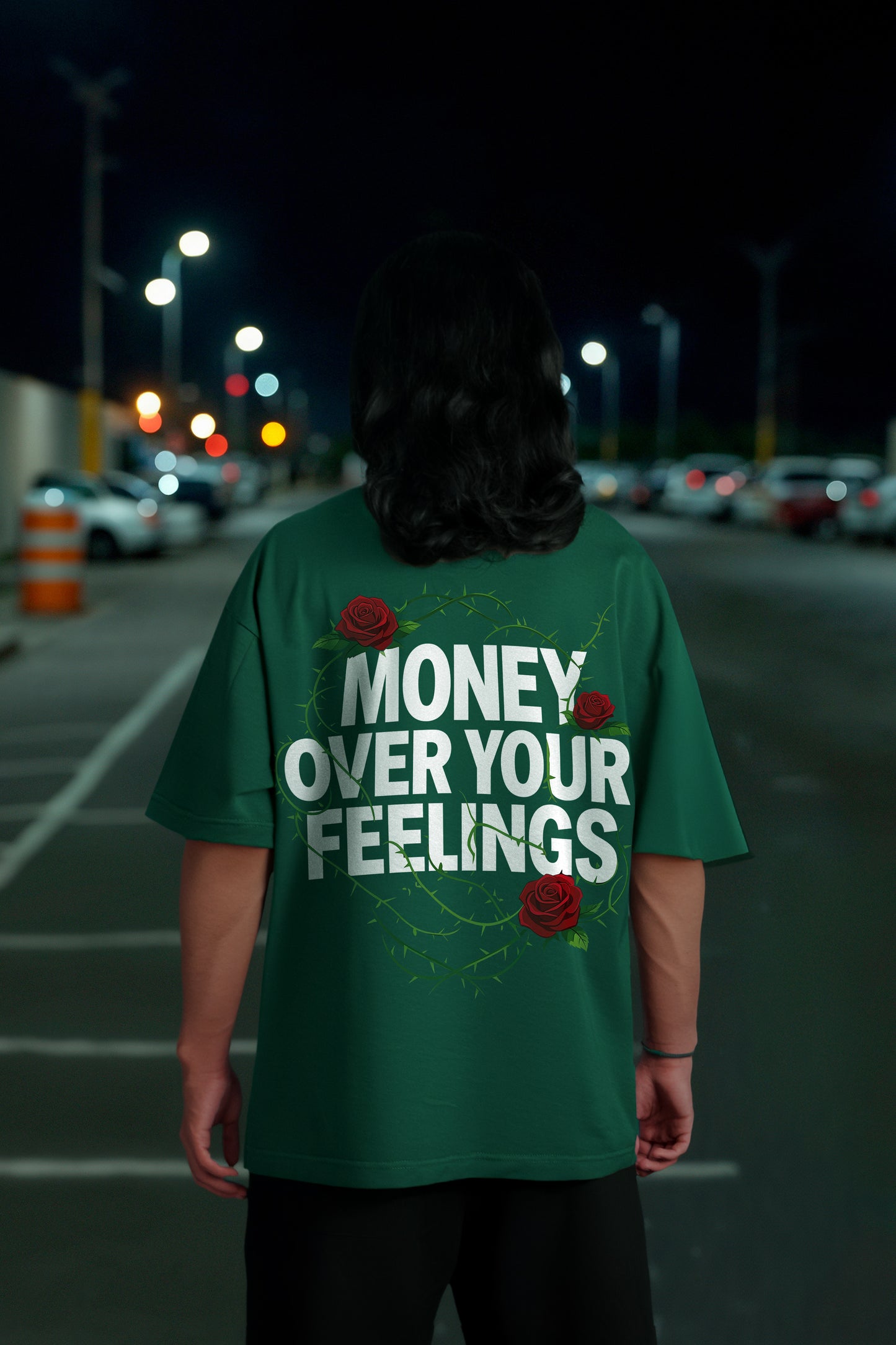 DARKE GREEN (MONEY) OVERSIZE TEE