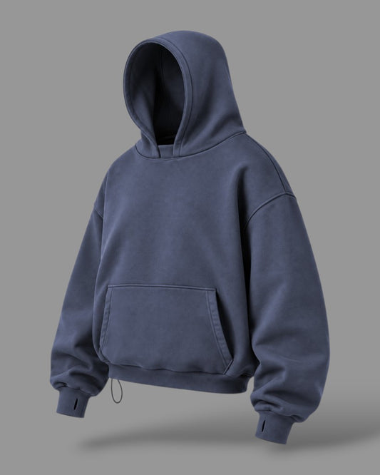 OVERSIZE MULTI FIT UNZO HOODIE {DARKE GREY}