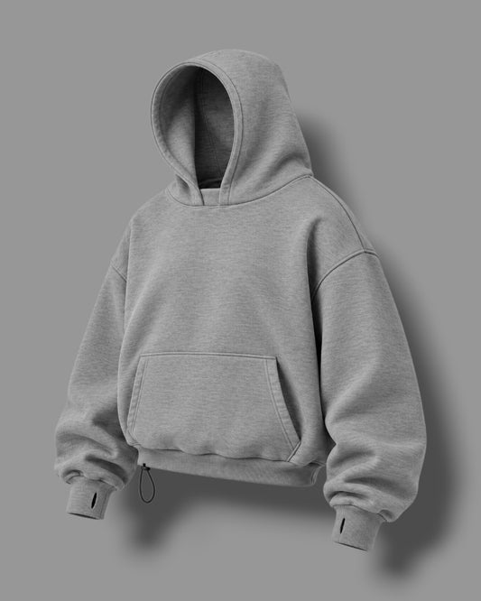 OVERSIZE MULTI FIT UNZO HOODIE {LIGHT GREY}
