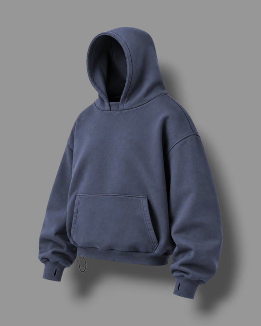 OVERSIZE MULTI FIT UNZO HOODIE {DARKE GREY}