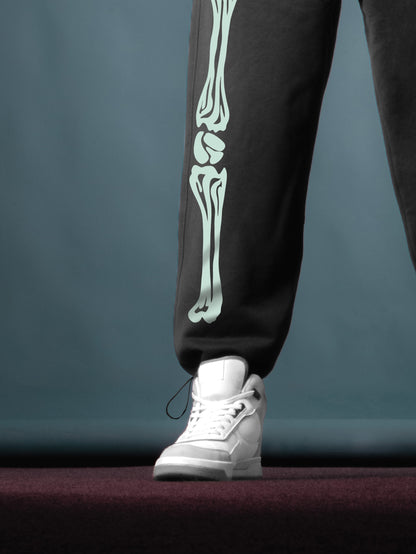 BLACK  NEON  (MULTI FIT) OVERSIZE SWEATPANT (BONES)