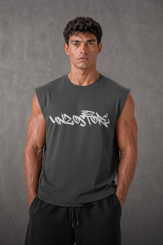 DARKE GREY OVERSIZE (SHOULDER CUT)  ( UNZOSTORE)
