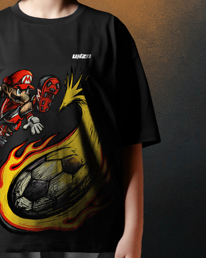 BLACK (SUPER MARIO) OVERSIZE TEE