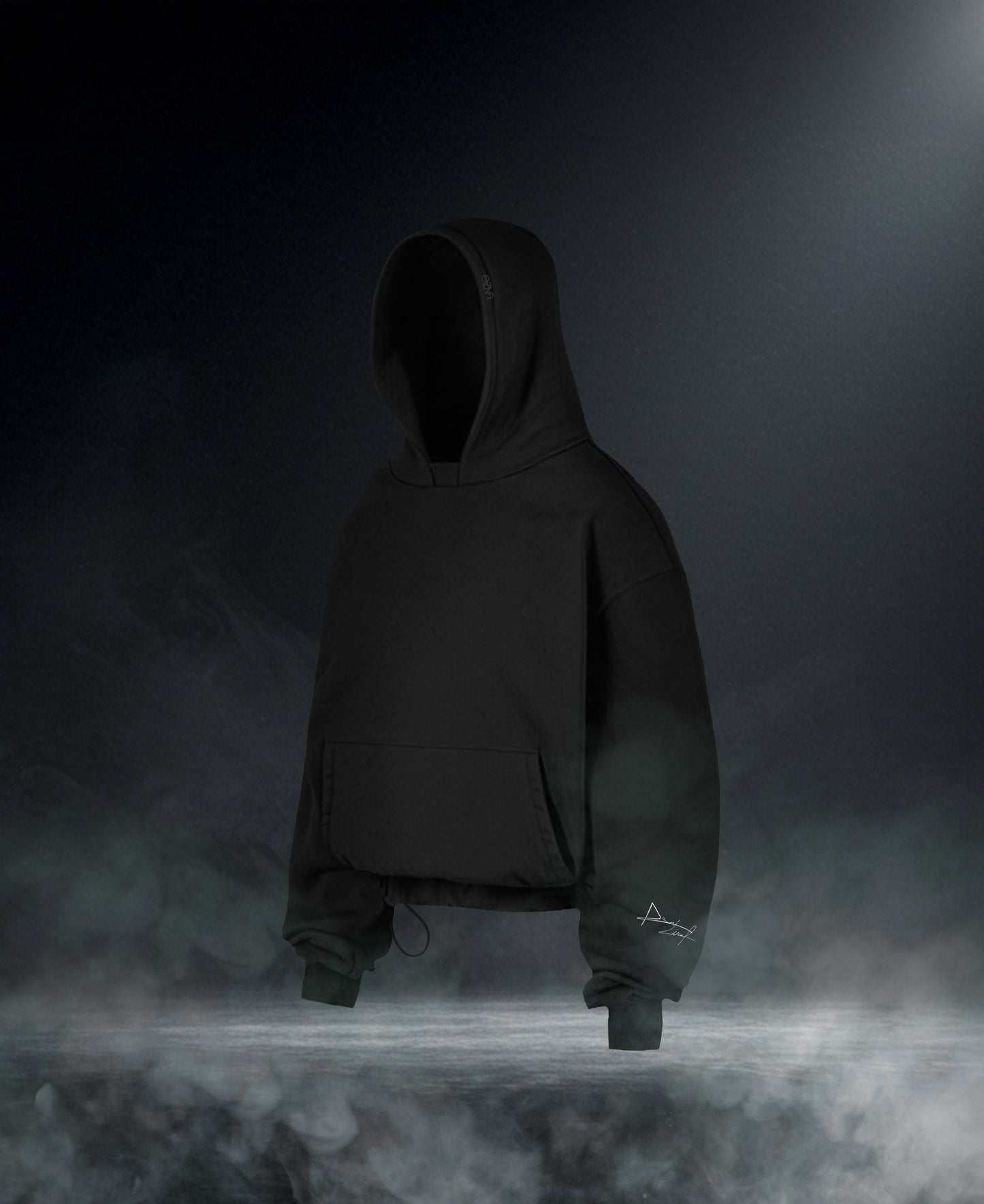 OVERSIZE MULTI FIT UNZO HOODIE {BLACK}