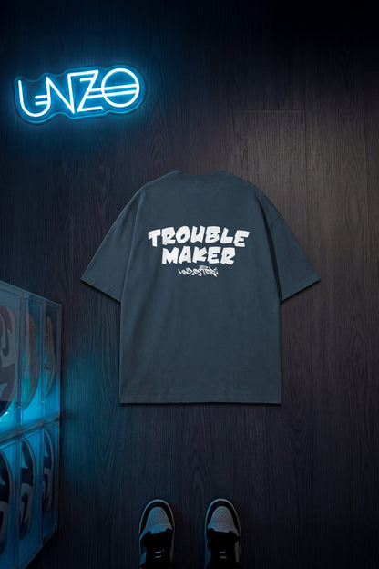 DARKE GREY (TROUBLE MAKER) OVERSIZE TEE