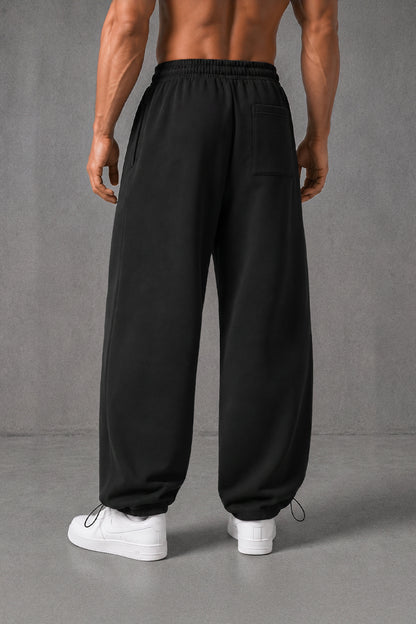 UNZO (MULTI FIT) OVERSIZE SWEATPANT [BLACK]