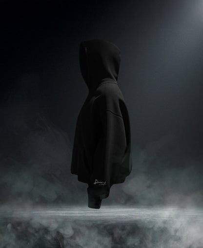 OVERSIZE MULTI FIT UNZO HOODIE {BLACK}