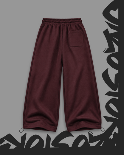 Comfort Oversize Sweatpant  – (Burgandy)