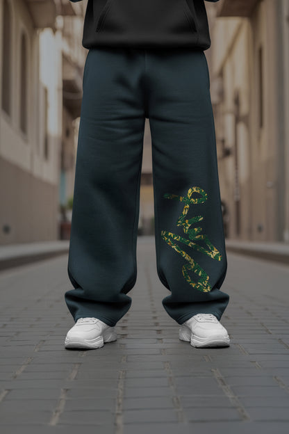 (MULTI FIT) DARKE GREY (UNZO) OVERSIZE WINTER SWEATPANT