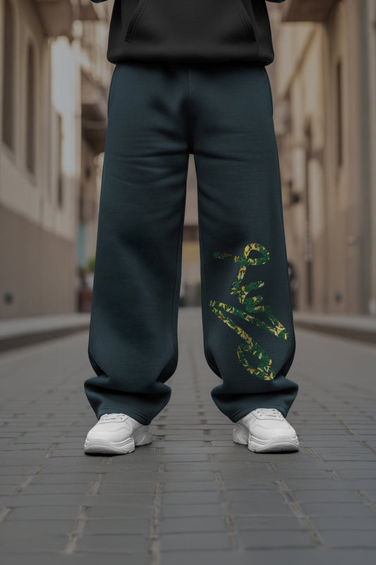 (MULTI FIT) DARKE GREY (UNZO) OVERSIZE WINTER SWEATPANT