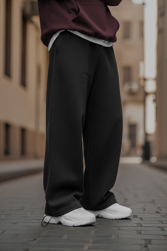 WINTER BLACK  (MULTI FIT) OVERSIZE SWEATPANT