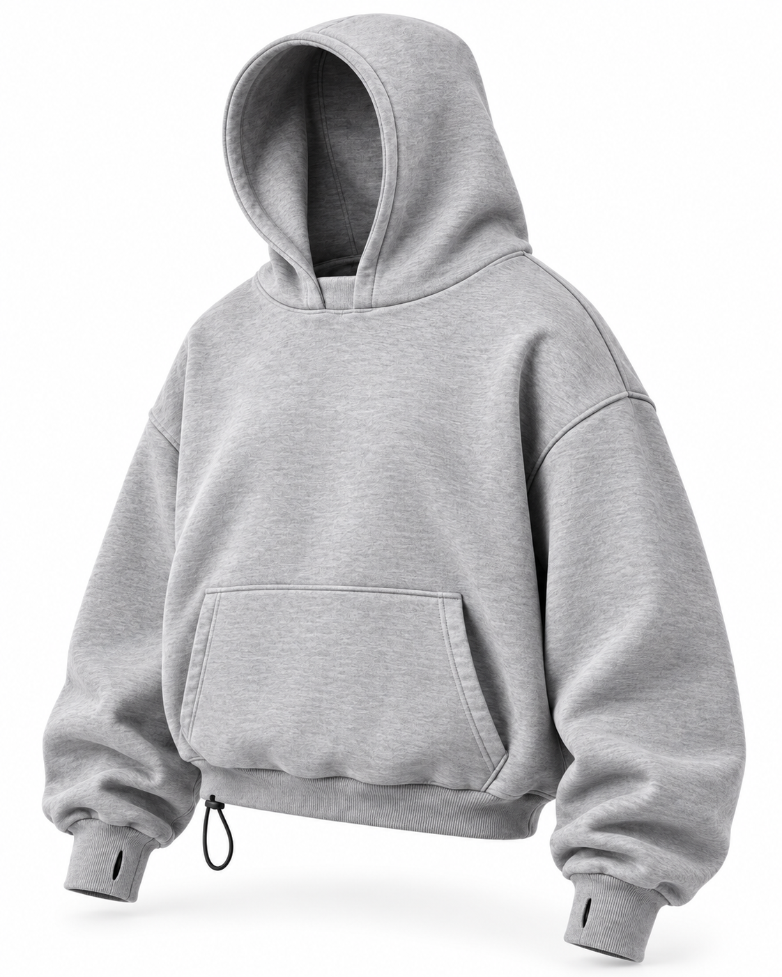 OVERSIZE MULTI FIT UNZO HOODIE {LIGHT GREY}