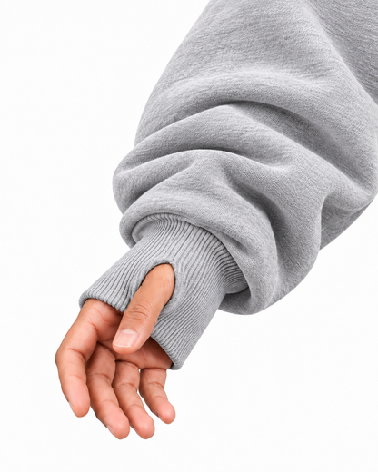 OVERSIZE MULTI FIT UNZO HOODIE {LIGHT GREY}