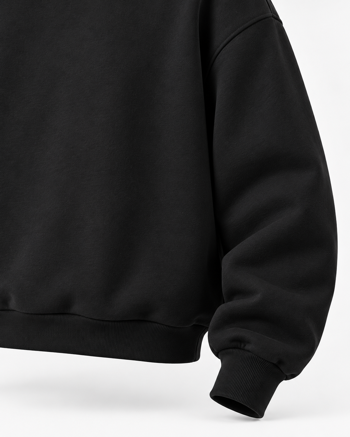 OVERSIZE ROUD UNZO HOODIE {BLACK}