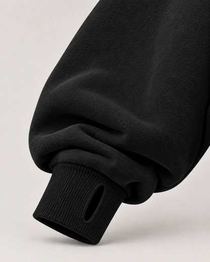 OVERSIZE MULTI FIT UNZO HOODIE {BLACK}