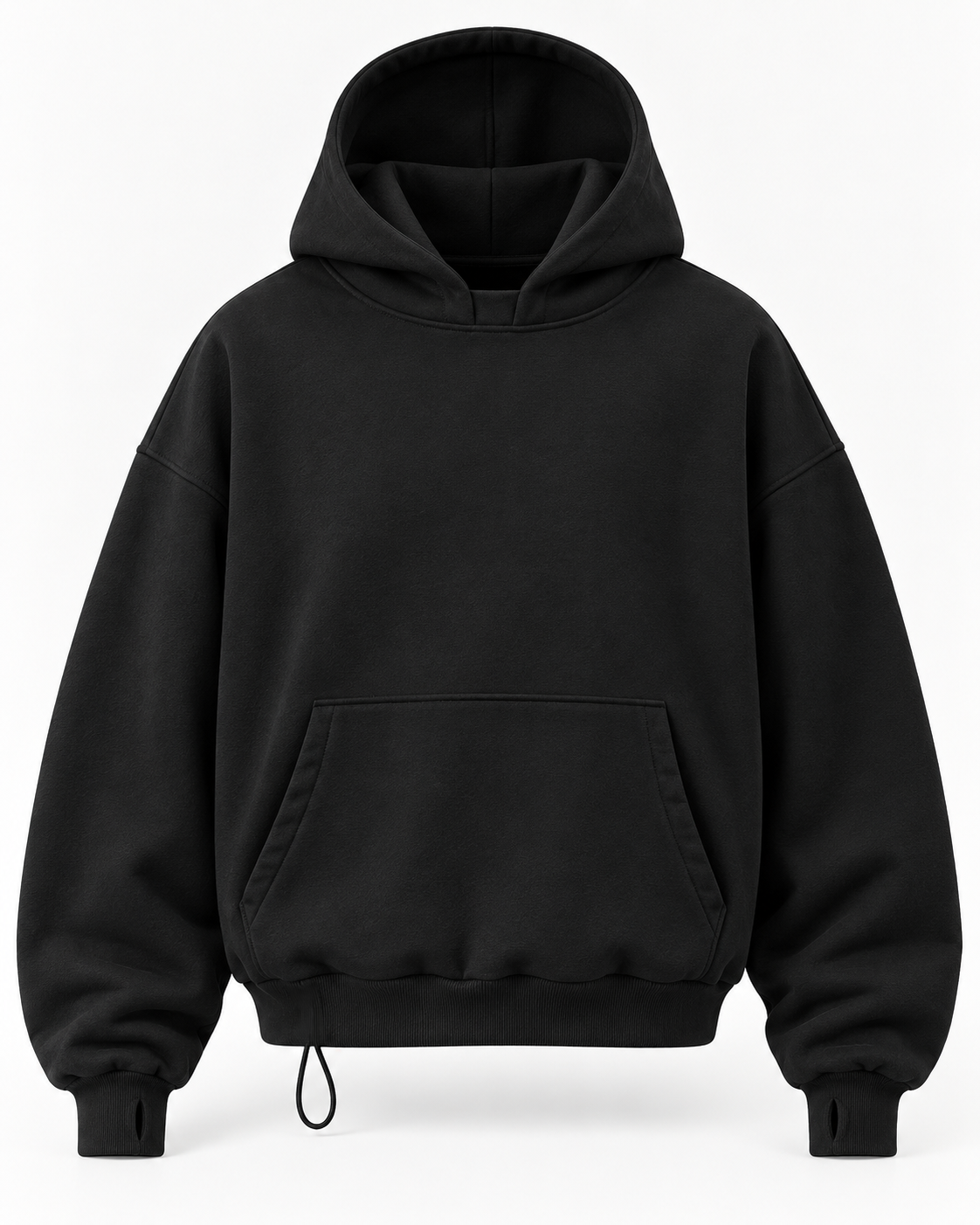 OVERSIZE MULTI FIT UNZO HOODIE {BLACK}