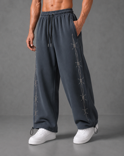 (MULTI FIT) DARKE NAVY (BARBED WIRE) OVERSIZE SWEATPANT