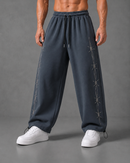 (MULTI FIT) DARKE NAVY (BARBED WIRE) OVERSIZE SWEATPANT