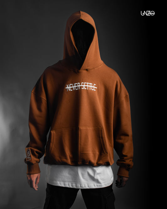 OVERSIZED HOODIE BROWN