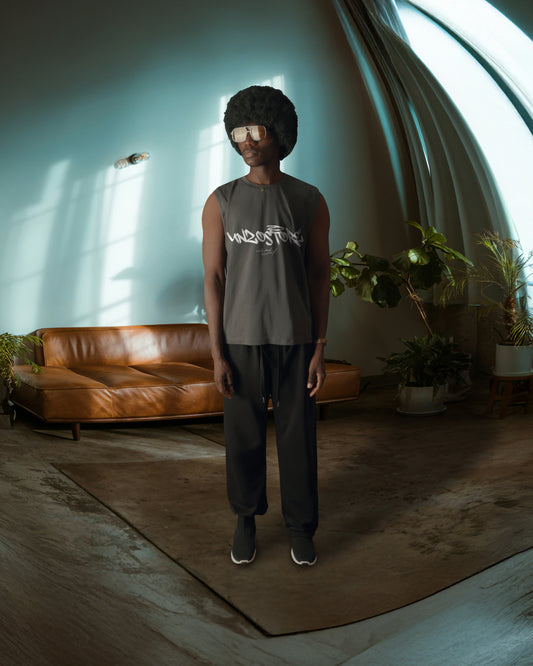 DARKE GREY OVERSIZE (SHOULDER CUT)  ( UNZOSTORE)