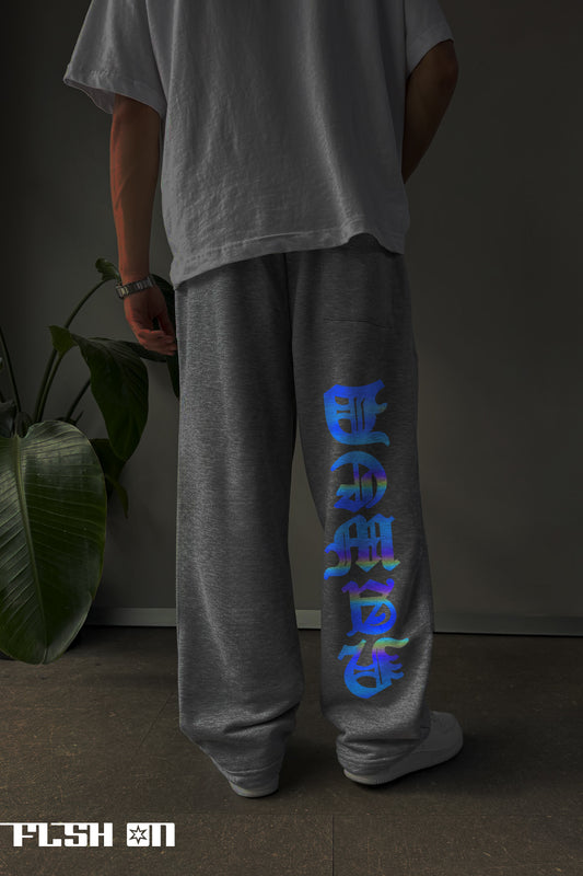 LITE GREY (LATN) OVERSIZE (REFLICTIVE) SWEATPANT (MULTI FIT)
