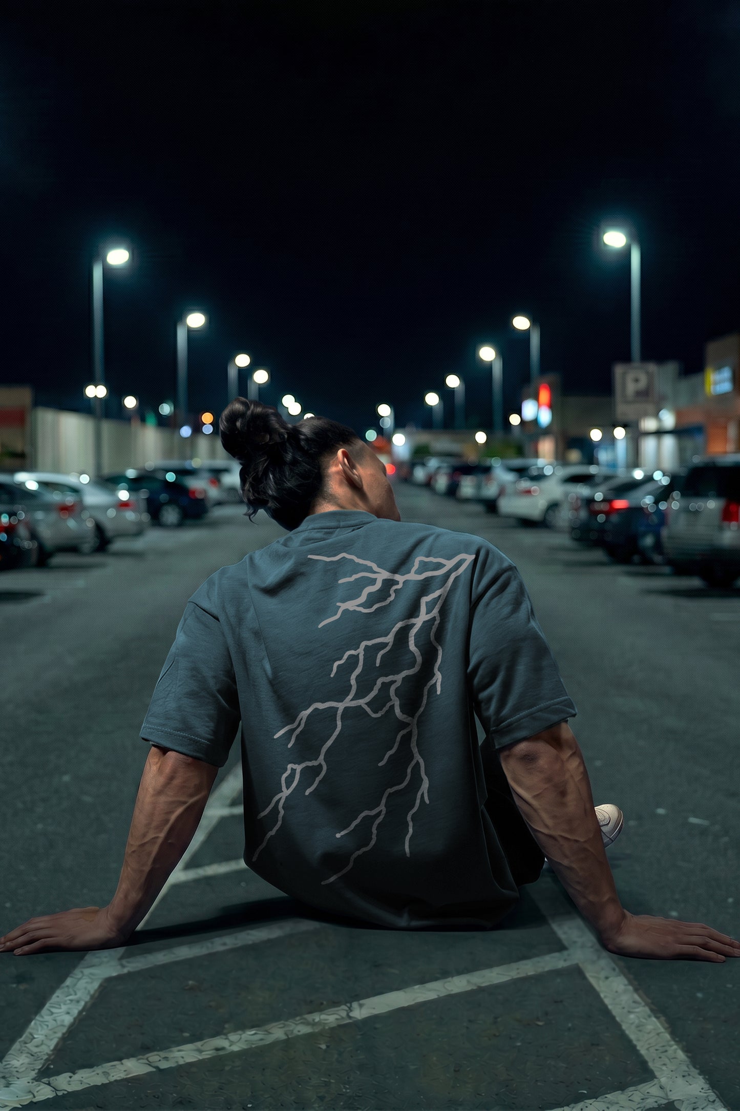 DARKE GREY (THANDER) OVERSIZE TEE