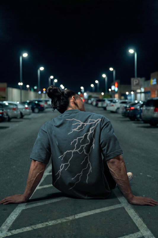 DARKE GREY (THANDER) OVERSIZE TEE
