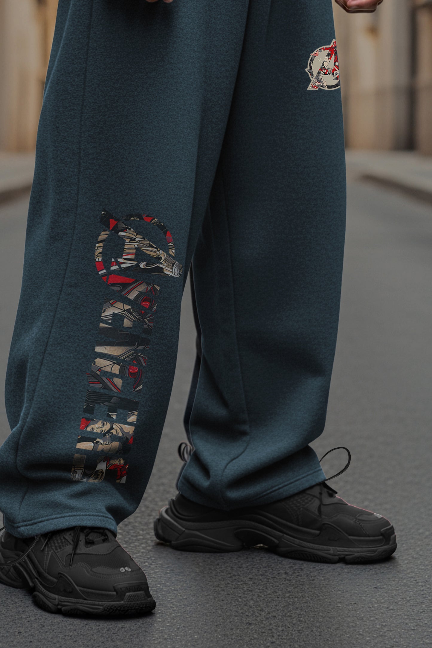 (MULTI FIT) DARKE GREY (AVENGERS) OVERSIZE WINTER SWEATPANT (Copy)