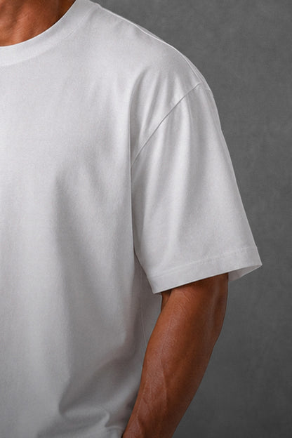 -BOXY FIT-WHITE (UNZO) OVERSIZE TEE