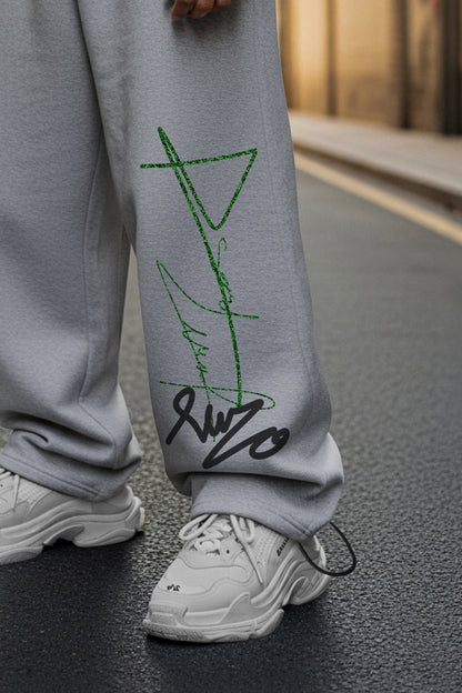 (MULTI FIT) LITE GREY (SIGN 2) OVERSIZE WINTER SWEATPANT