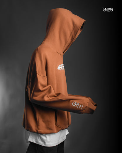 OVERSIZED HOODIE BROWN