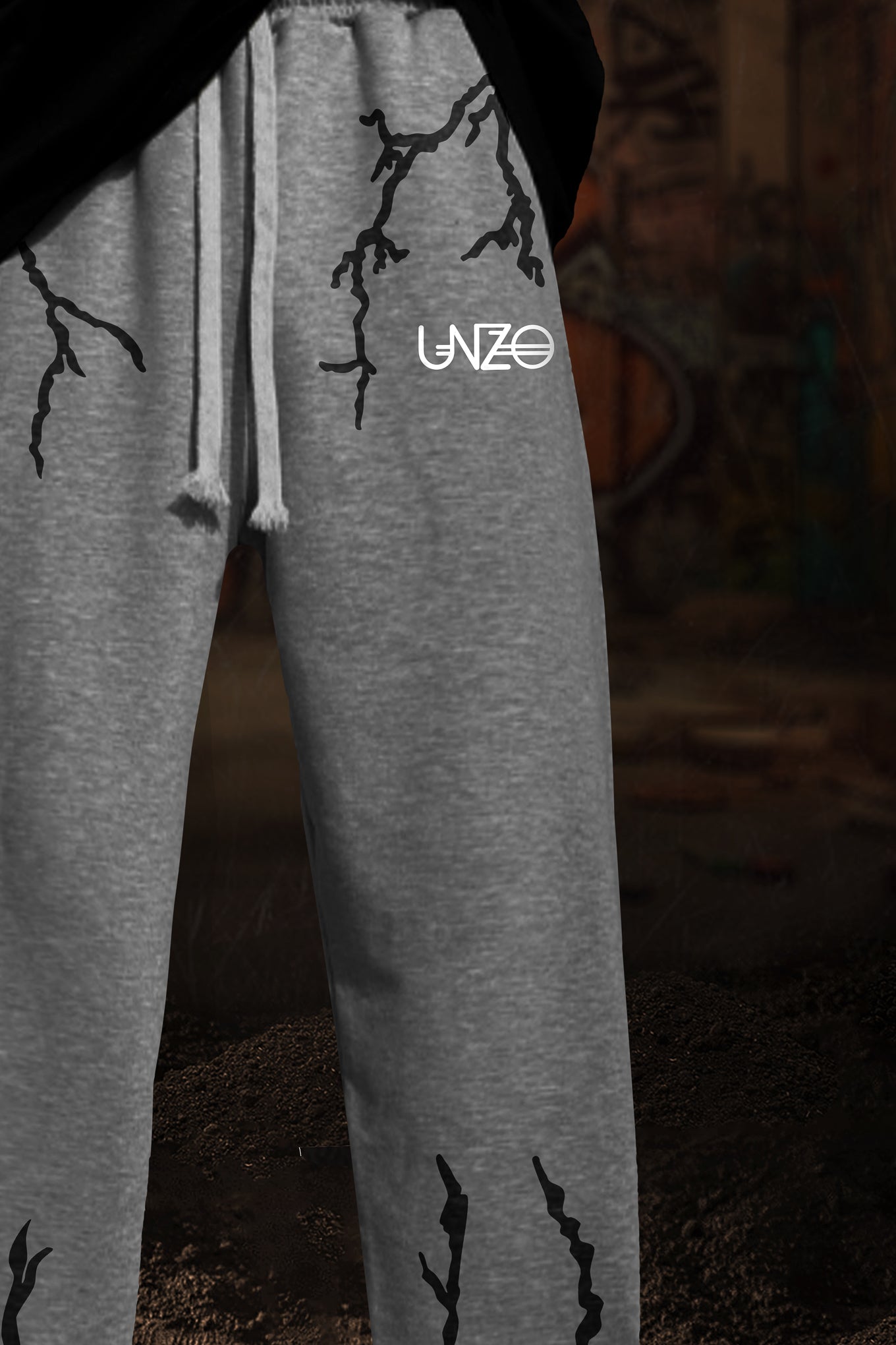 LITE GREY (MULTI FIT) OVERSIZE SWEATPANT (THANDER)