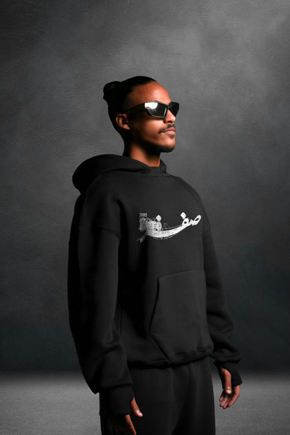 MULTI FIT OVERSIZE [ZERO ] HOODIE {BLACK}