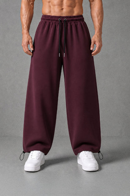 UNZO (MULTI FIT) OVERSIZE SWEATPANT [BUGUNDY]